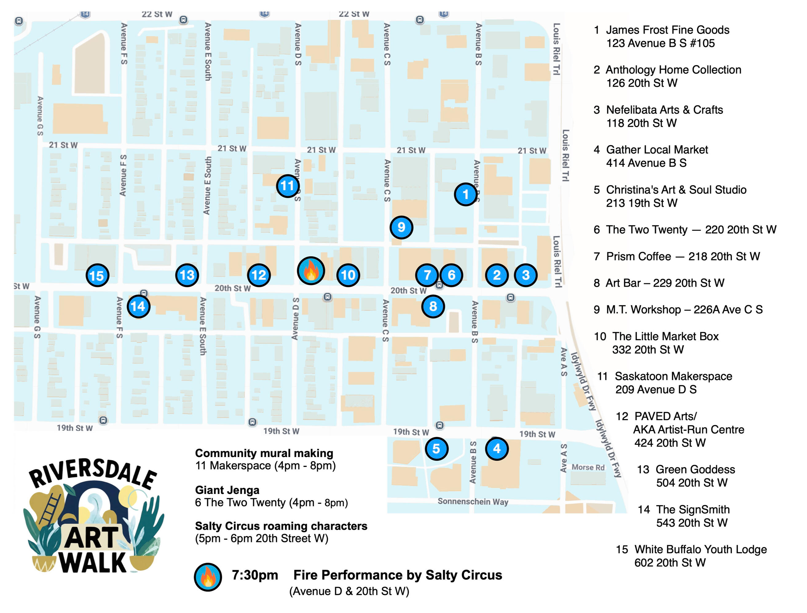 Art Walk Map Art Walk Map